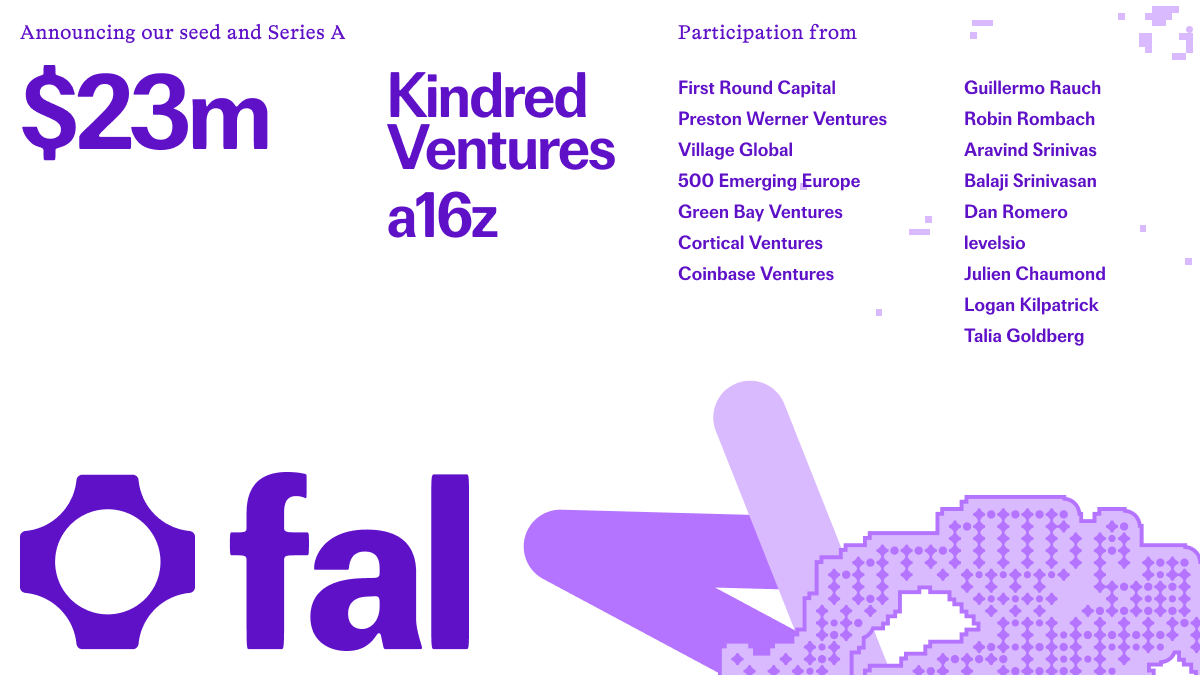 Generative media needs speed. fal has raised $23M to accelerate.