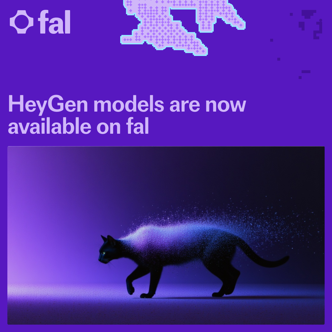HeyGen models are now available on fal