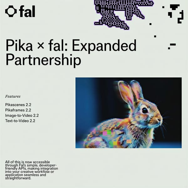 Pika API is now powered by fal
